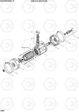 1060 DRIVE MOTOR 20/25/30/32BC-9, Hyundai