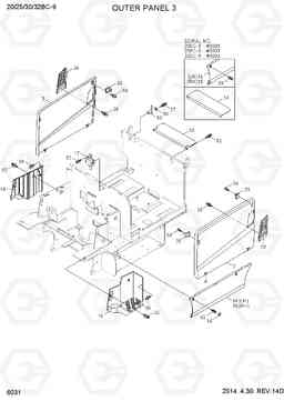 6031 OUTER PANEL 3 20/25/30/32BC-9, Hyundai