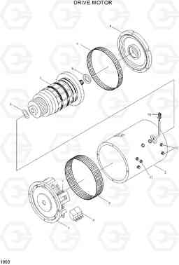 1050 DRIVE MOTOR 20BH/25BH/30BH-7, Hyundai