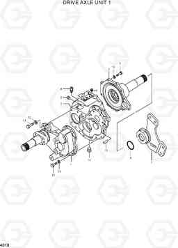 4010 DRIVE AXLE UNIT 1 20BH/25BH/30BH-7, Hyundai