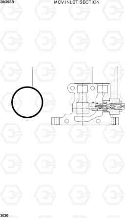 3030 MCV INLET SECTION 20/25BR-7, Hyundai