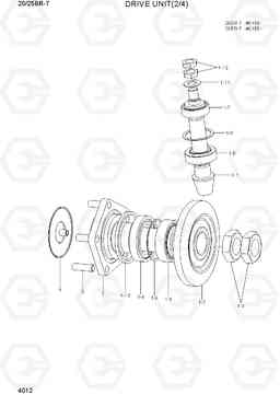 4012 DRIVE UNIT(GK26LD, 2/4) 20/25BR-7, Hyundai