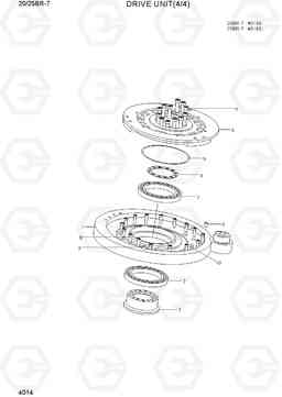 4014 DRIVE UNIT(GK26LD, 4/4) 20/25BR-7, Hyundai