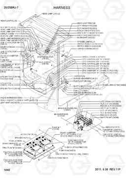 1040 HARNESS 20/25BRJ-7, Hyundai