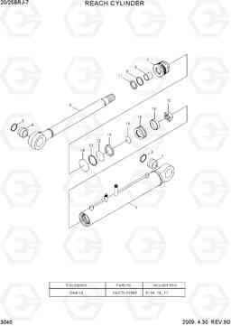 3040 REACH CYLINDER 20/25BRJ-7, Hyundai