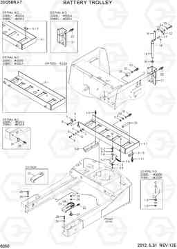 6050 BATTERY TROLLEY 20/25BRJ-7, Hyundai