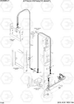 7120 ATTACH PIPING (TF-MAST) 20/25BRJ-7, Hyundai