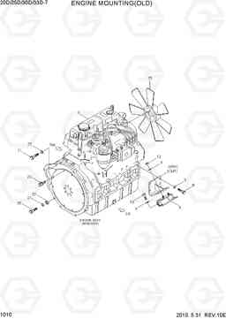 1010 ENGINE MOUNTING(OLD) 20D/25D/30D/33D-7, Hyundai