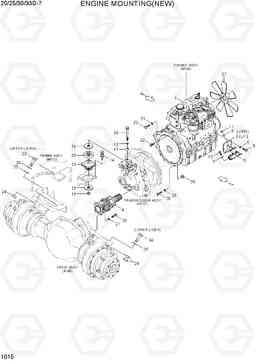 1015 ENGINE MOUNTING(NEW) 20D/25D/30D/33D-7, Hyundai