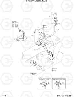 3080 HYDRAULIC OIL TANK 20D/25D/30D/33D-7, Hyundai