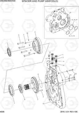 4030 SPACER AND PUMP ASSY(OLD) 20D/25D/30D/33D-7, Hyundai