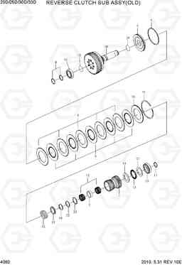 4060 REVERSE CLUTCH SUB ASSY(OLD) 20D/25D/30D/33D-7, Hyundai