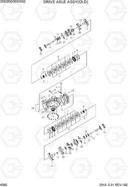 4090 DRIVE AXLE ASSY(OLD) 20D/25D/30D/33D-7, Hyundai