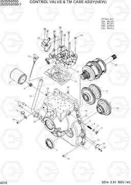 4210 CONTROL VALVE & TM CASE ASSY(NEW) 20D/25D/30D/33D-7, Hyundai