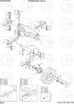 5010 STEERING AXLE 20D/25D/30D/33D-7, Hyundai