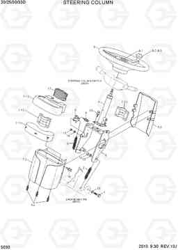 5030 STEERING COLUMN 20D/25D/30D/33D-7, Hyundai