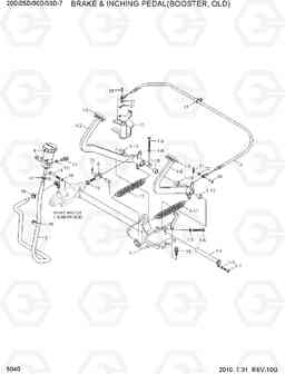 5040 BRAKE & INCHING PEDAL(BOOSTER, OLD) 20D/25D/30D/33D-7, Hyundai