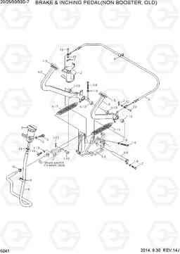 5041 BRAKE & INCHING PEDAL(NON BOOSTER, OLD) 20D/25D/30D/33D-7, Hyundai