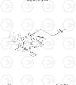 5060 ACCELERATOR LINKAGE 20D/25D/30D/33D-7, Hyundai