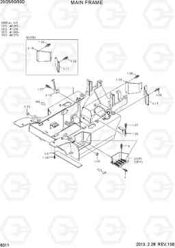 6011 MAIN FRAME 20D/25D/30D/33D-7, Hyundai