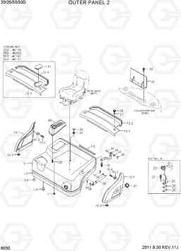 6030 OUTER PANEL 2 20D/25D/30D/33D-7, Hyundai