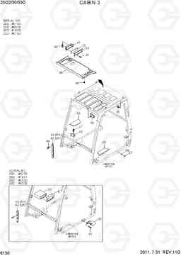6130 CABIN 3 20D/25D/30D/33D-7, Hyundai