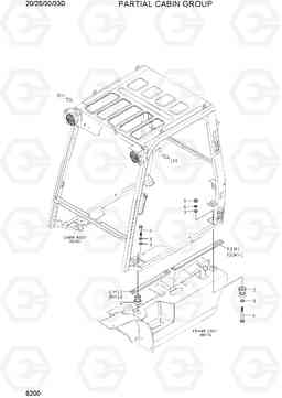 6200 PARTIAL CABIN GROUP 20D/25D/30D/33D-7, Hyundai