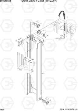 7530 INNER MIDDLE MAST(QF-MAST) 20D/25D/30D/33D-7, Hyundai