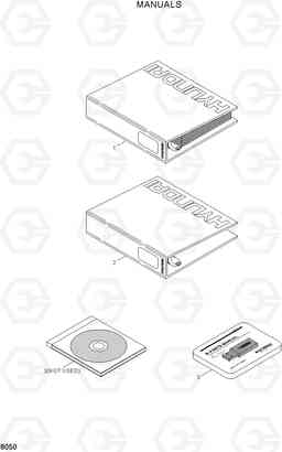 8050 MANUALS 20D/25D/30D/33D-7, Hyundai