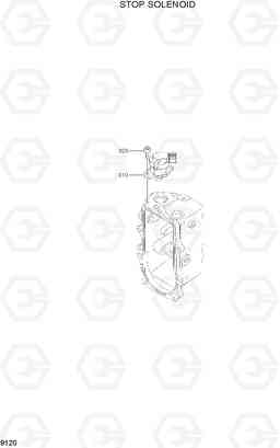 9120 STOP SOLENOID 20D/25D/30D/33D-7, Hyundai