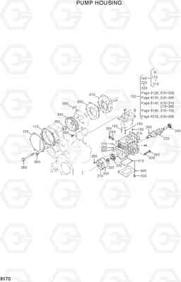 9170 PUMP HOUSING 20D/25D/30D/33D-7, Hyundai