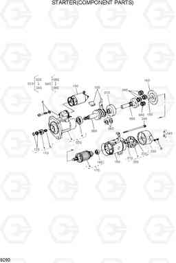 9260 STARTER(COMPONENT PARTS) 20D/25D/30D/33D-7, Hyundai