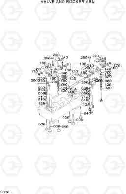 9310 VALVE AND ROCKER ARM 20D/25D/30D/33D-7, Hyundai