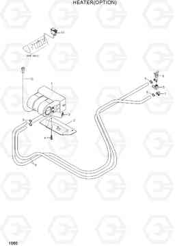 1060 HEATER(OPTION) 20D/25D/30D/33D-7E, Hyundai