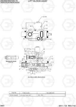 3A51 LIFT BLOCK ASSY(NEW) 20D/25D/30D/33D-7E, Hyundai