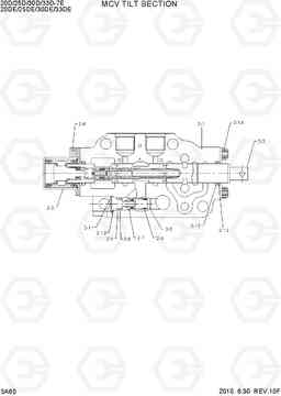 3A60 MCV TILT SECTION(OLD) 20D/25D/30D/33D-7E, Hyundai