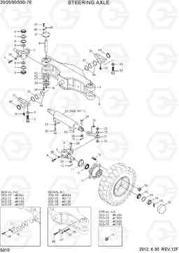 5010 STEERING AXLE 20D/25D/30D/33D-7E, Hyundai