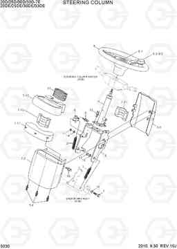 5030 STEERING COLUMN 20D/25D/30D/33D-7E, Hyundai