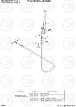 5050 PARKING BRAKE(OLD) 20D/25D/30D/33D-7E, Hyundai