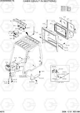 6070 CABIN 2(BUILT IN SECTIONS) 20D/25D/30D/33D-7E, Hyundai