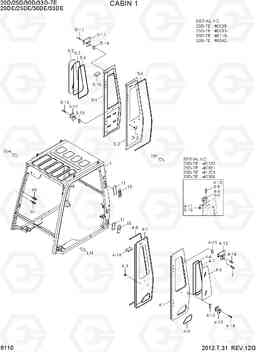 6110 CABIN 1 20D/25D/30D/33D-7E, Hyundai