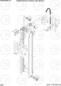 7530 INNER MIDDLE MAST (QF-MAST) 20D/25D/30D/33D-7E, Hyundai