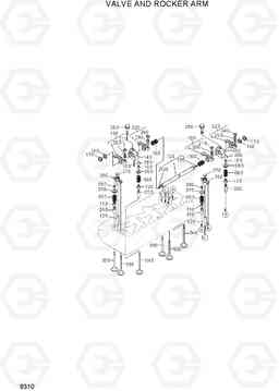 9310 VALVE AND ROCKER ARM 20D/25D/30D/33D-7E, Hyundai