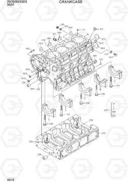 A010 CRANKCASE 20D/25D/30D/33D-7E, Hyundai