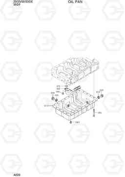 A020 OIL PAN 20D/25D/30D/33D-7E, Hyundai