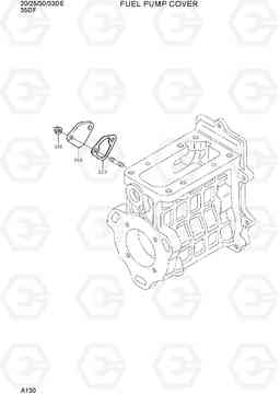 A130 FUEL PUMP COVER 20D/25D/30D/33D-7E, Hyundai