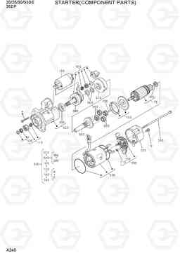 A240 STARTER(COMPONENT PARTS) 20D/25D/30D/33D-7E, Hyundai