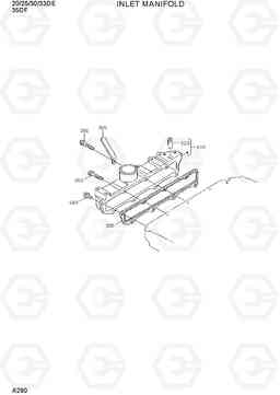 A290 INLET MANIFOLD 20D/25D/30D/33D-7E, Hyundai