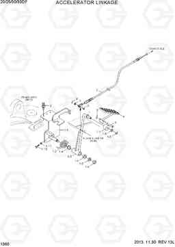 1060 ACCELERATOR LINKAGE 20/25/30/33DF-7, Hyundai