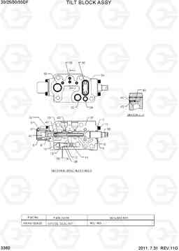 3360 TILT BLOCK ASSY 20/25/30/33DF-7, Hyundai